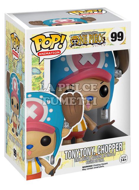 ONE PIECE: TONYTONY. CHOPPER - VINYL FIGURE #    99 - POP FUNKO 